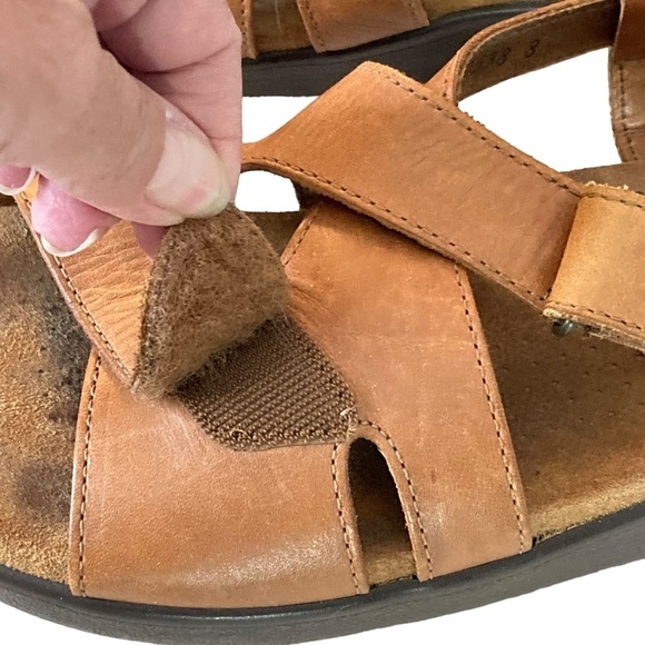 SAS Tripad Comfort Tan Strappy Huggy All Day Sandals Sz 10N - Picture 3 of 12